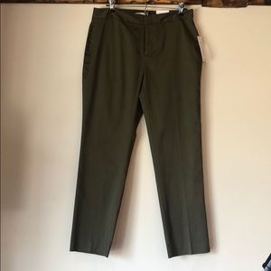 Coldwater creek Sateen Ankle slim leg pant size 8
